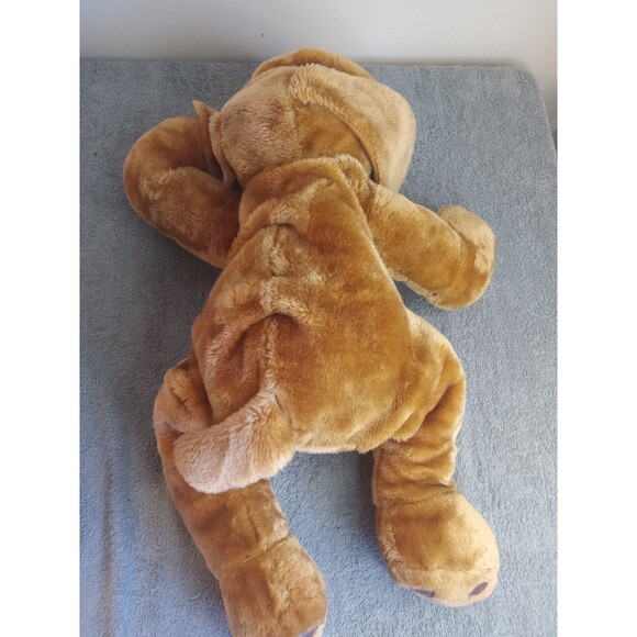 A&A Bean Plush Paramount Kings Island  Flopsie Brown Tan Hound Dog 25" inc - Picture 3 of 5